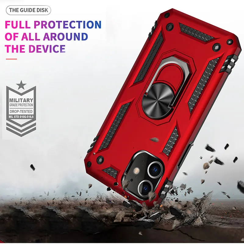Shockproof Military Grade Phone Case For iPhone 12 Pro Max Anti-Fall Drop-Tested Protection Case for iPhone 11 X XR XS MAX 6 7 8