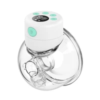 smart electric wearable breast pump led display portable baby nipple silence suction cup feeding milk half ball bottles
