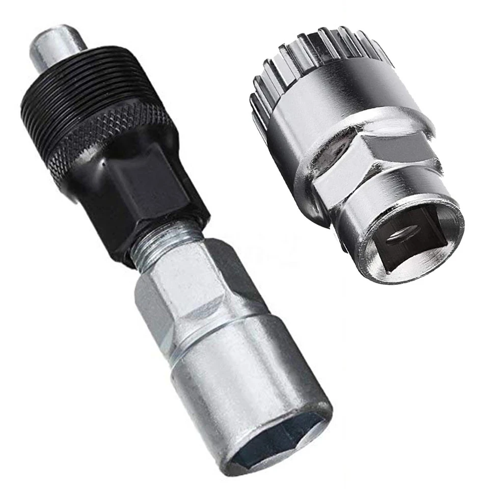 

GOBYGO Bike Crank Puller Removal Repair Extractor Bottom Bracket Remover Cycling Crankset Pedal Remover Bicycle Tool Universal