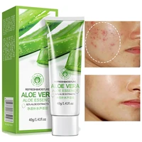 aloe vera gel face cream moisturizing repair anti aging removal of acne oil control shrink pore brighten face skin care 40g