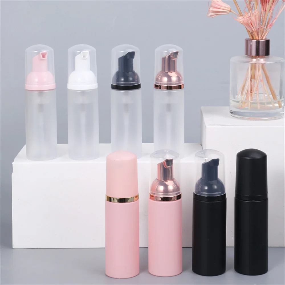 

50ml Plastic Foam Pump Bottle Refillable Empty Cosmetic Container Cleanser Soap Shampoo Foaming Bottles Hot Sell