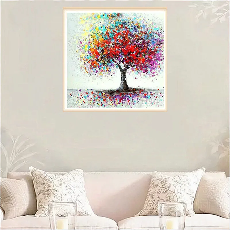 5D алмазная живопись стеклянная чаша пейзаж узор полная выкладка вышивка