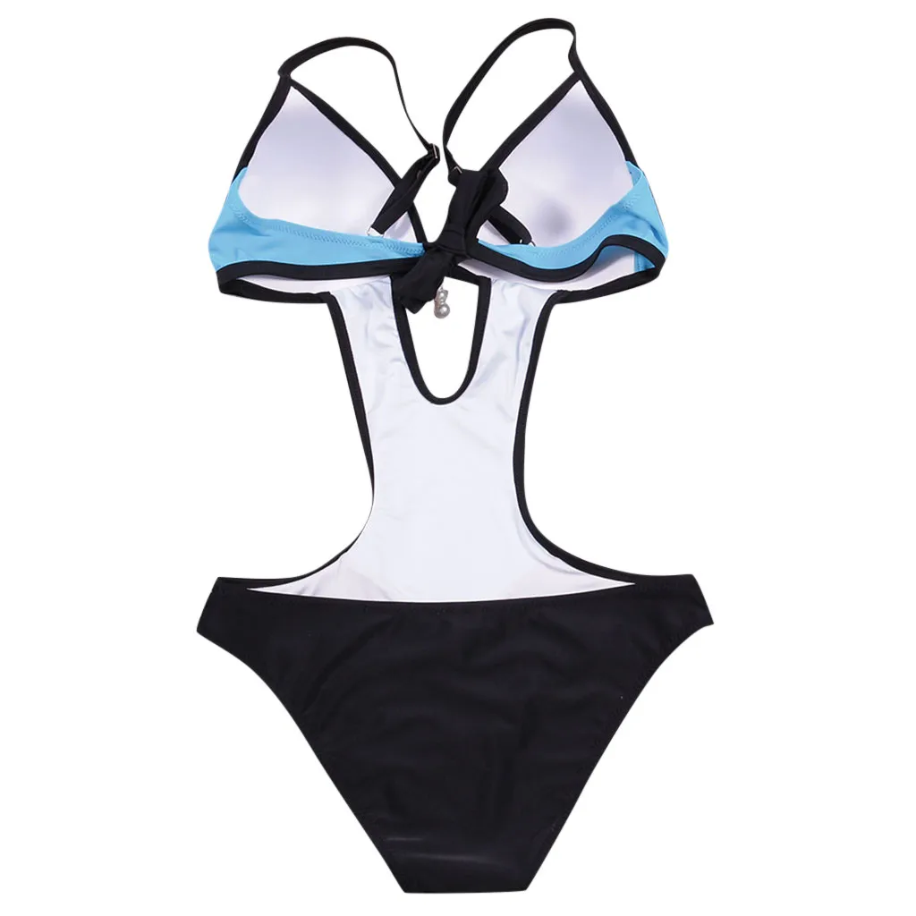 

Women Swimwears Bikini One Piece Swimsuit Women Hollow Out Jumpsuit Push Up Padded Bra Swimwear Bikini Summer Swimsuit Ladies
