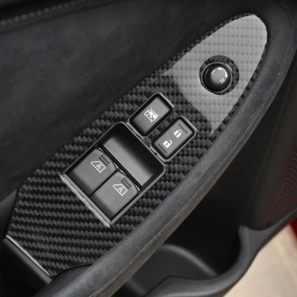 Двери окна панель управления подъемом крышка Стикеры для Nissan 370Z Z34 2009-на плоской