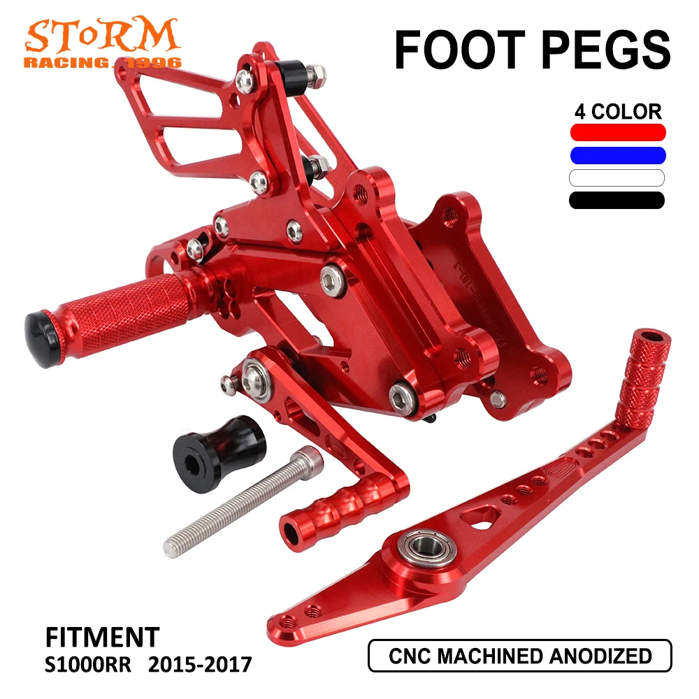 Мотоциклетные Алюминиевые Регулируемые задние комплекты колышки для BMW S1000RR S1000 RR