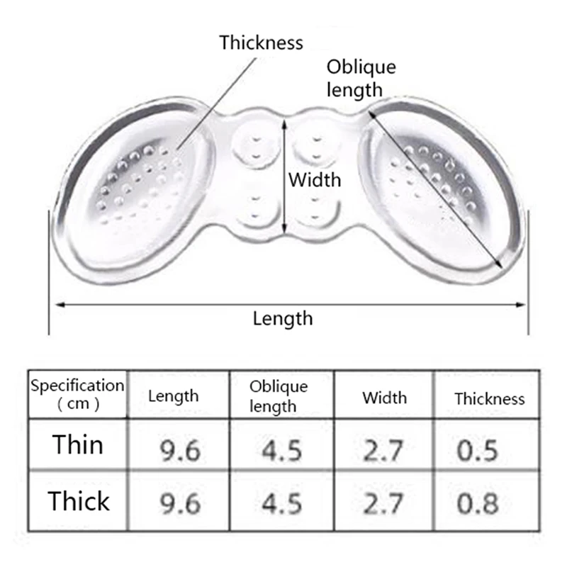 

1 пара, женские стельки для обуви, на высоком каблуке