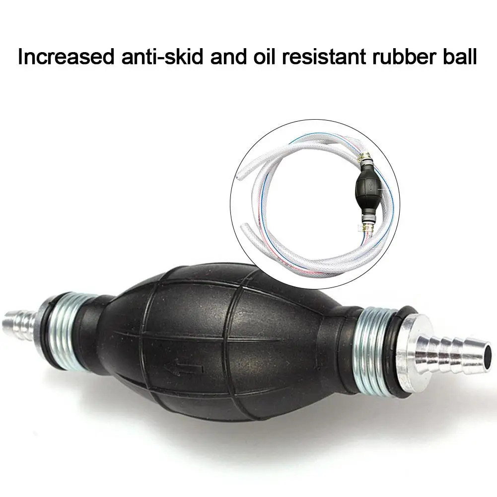 Резиновый бензиновый шланг газ масло вода топливо переносной сифон ручной