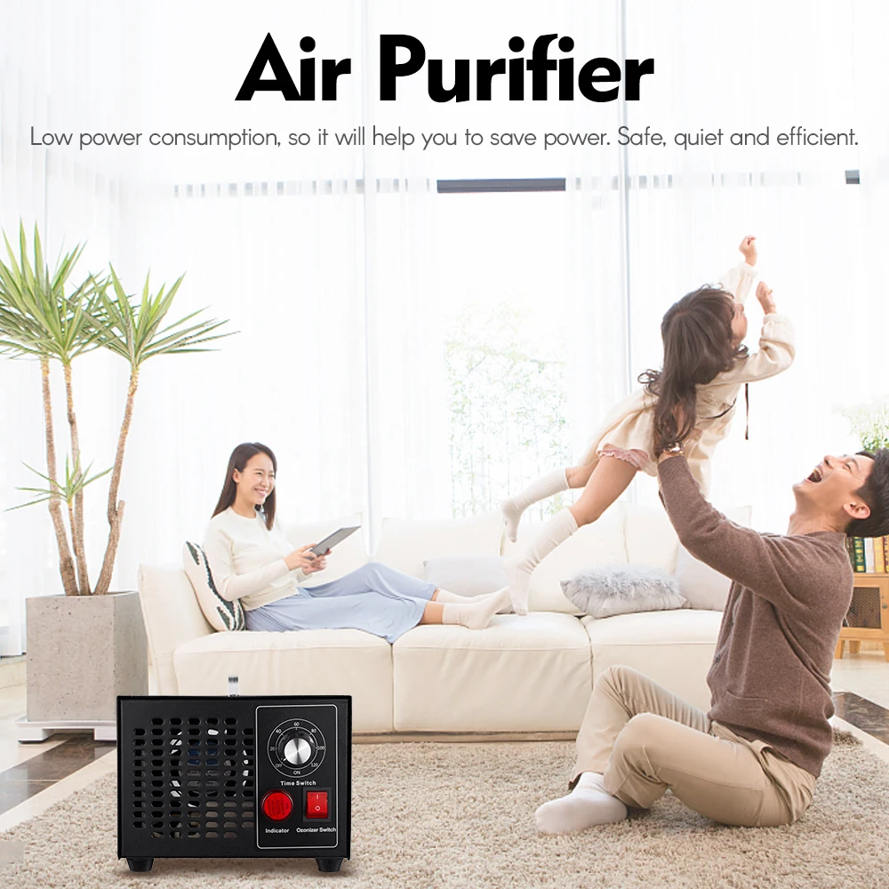3500mg/h Portable Ozonator Zone Produce Machine Ozone Generator Air Filter Purifier Fan For Home Office Formaldehyde Remove | Инструменты