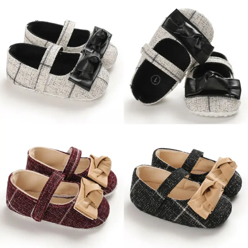 Нескользящие Кроссовки для новорожденных мягкая подошва Винтажная обувь