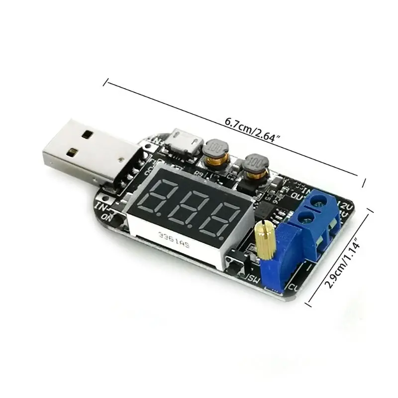 XY-UP USB повышающий/модуль питания Buck Input-DC-3.5-12V повышающий/понижающий Регулируемый