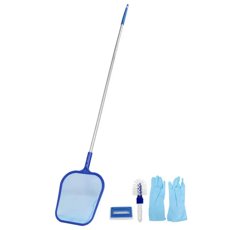 Плавательный бассейн для сбора мелких грабли листьев с деревянной ручкой набор