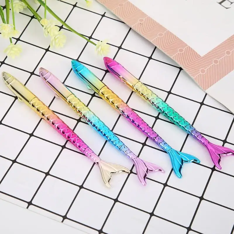 Ручка для письма 0 5 мм в форме русалки нейтральная ручка подписей подарок детей