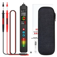 bside multimeter x2 infrared thermometer flashlight smart voltage detector lcd 3 modes non contact live wire tester