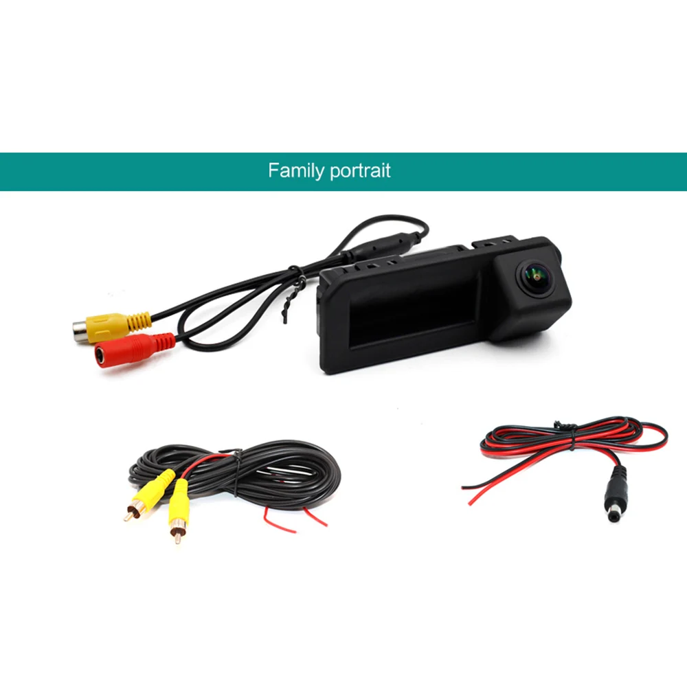 

HD Dynamic Trajectory Lines Tracks Fisheye Trunk Handle Switch Rear View Camera For 2018 Audi Q2 Q5L A5 Skoda Karoq Cayenne Bora