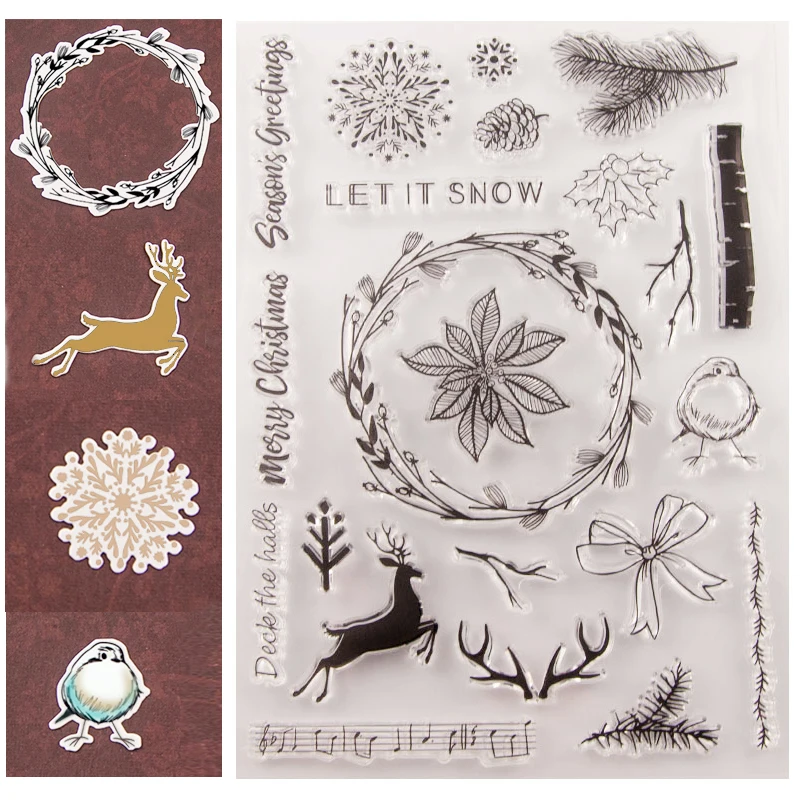 Рождественские металлические Вырубные штампы 2020 Новинка и для рукоделия