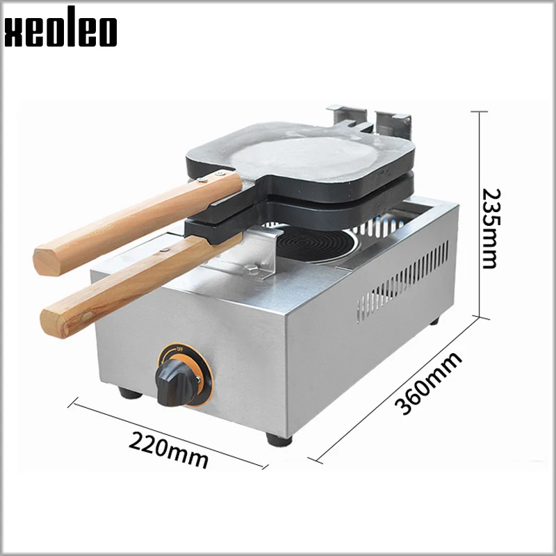 Машина XEOLEO Taiyaki газовая вафельница сжиженного нефтяного газа маленькое бытовое