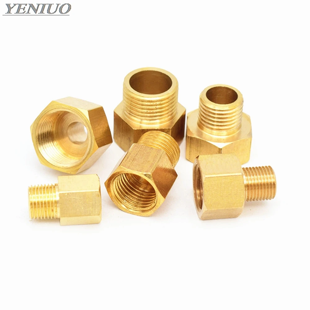 Латунные фитинги для шланга F/M 1/8 &quot1/4" 3/8 &quot1/2 PT наружная и внутренняя резьба