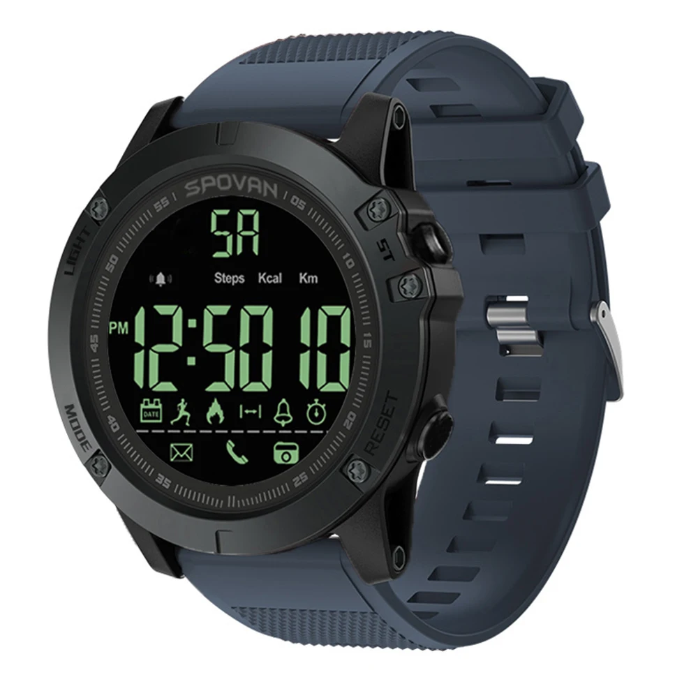Outdoor Digital Smart Sport Watch for Men with Pedometer Wrist iOS and Android 50M Waterproof | Спорт и развлечения