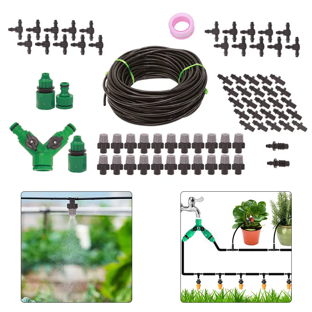 

20M Drip Irrigation System Irrigation Watering System For Pot Garden Lawn Automatic Watering Irrigation System Kit Garden Tools
