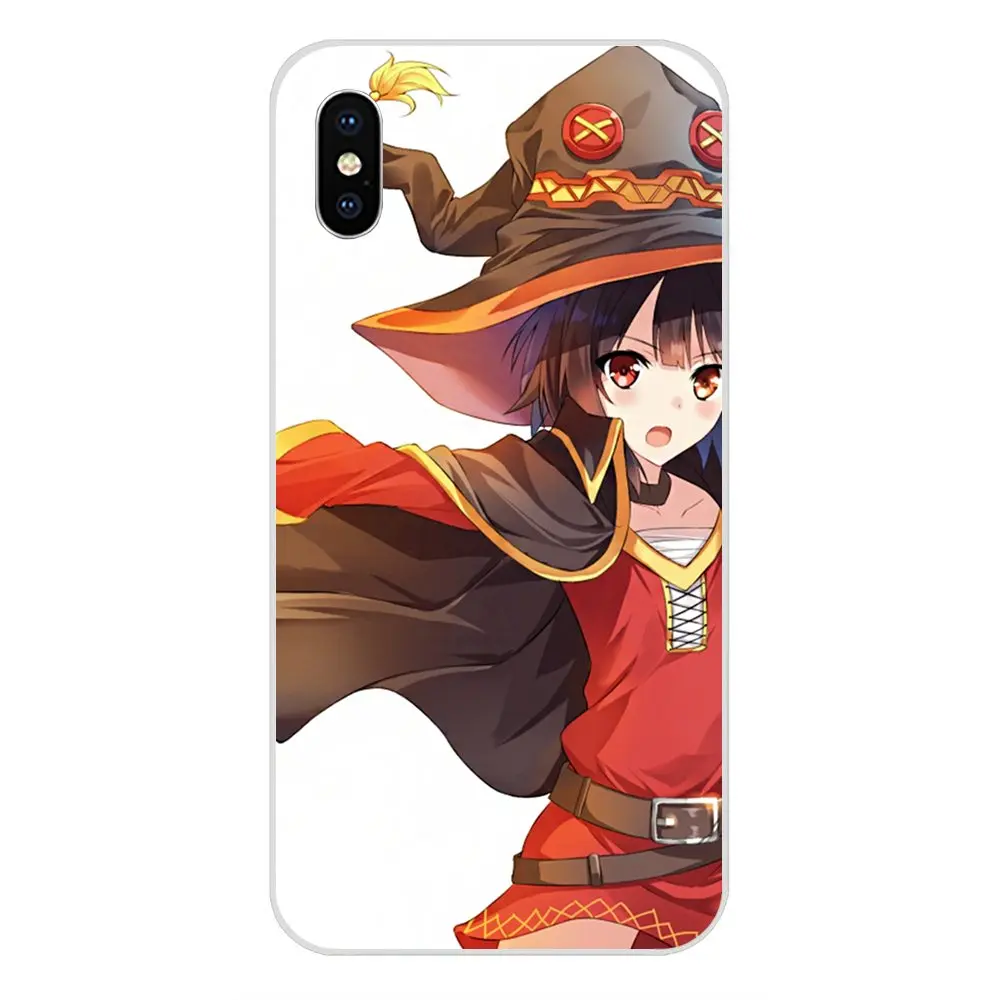 Роскошный Вертикальный чехол для телефона с рисунком из аниме девочек Megumin Konosuba