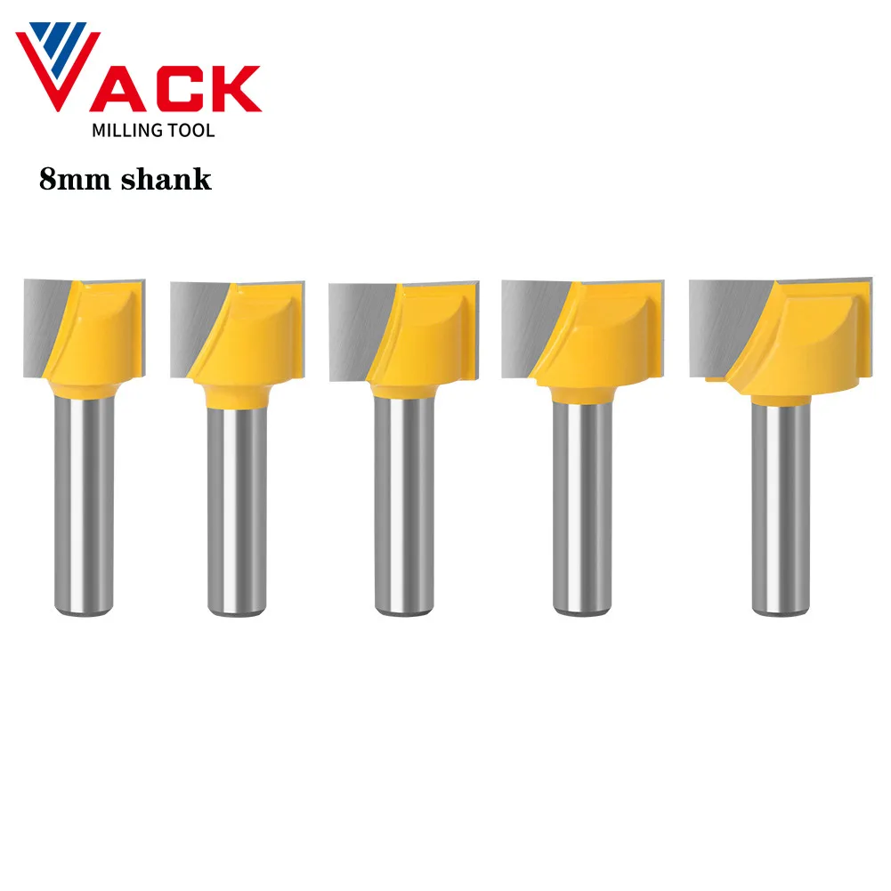 

8mm Shank Cleaning Bottom Engraving Router Bit Carbide Wood Milling Cutter End Mill 18mm 20mm 25mm Woodworking Carpentry Tools