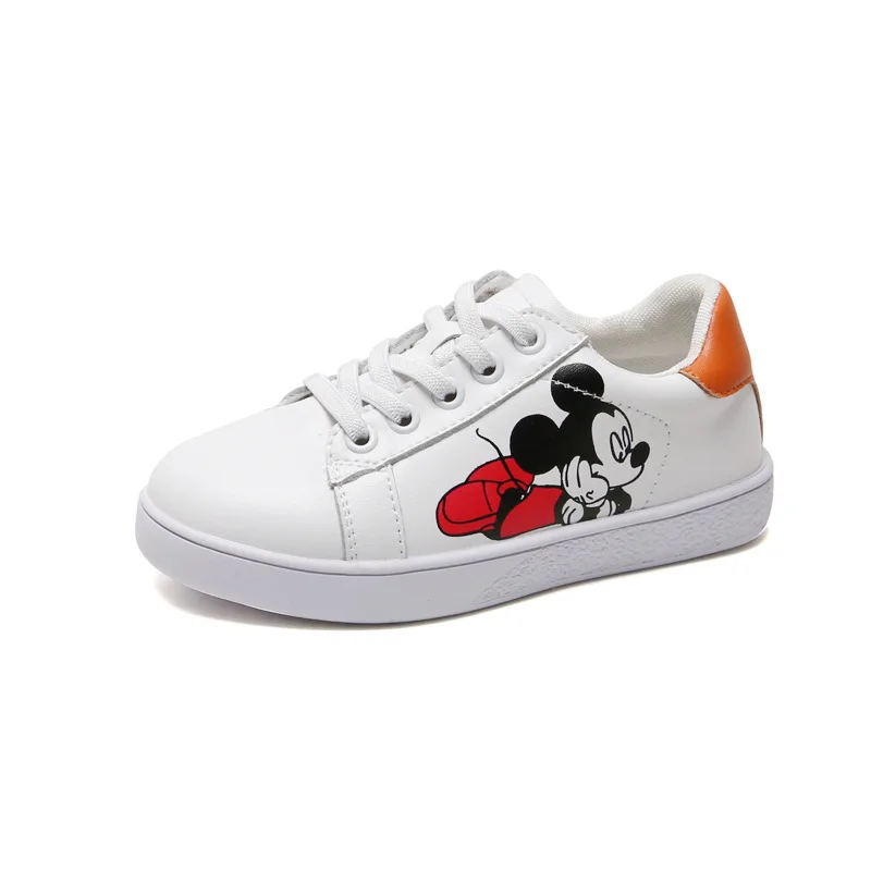 

Disney children's casual shoes Mickey summer new sports shoes soft bottom boys white shoes students girls board shoes
