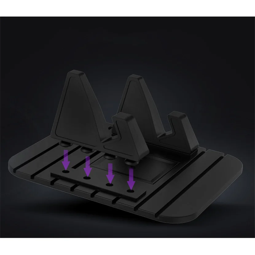 

Silicone Car Phone Holder Dashboard Non-slip Mat Mobile Phone Desktop Stand For Xiaomi Samsung Mobile Phone Stand Bracket