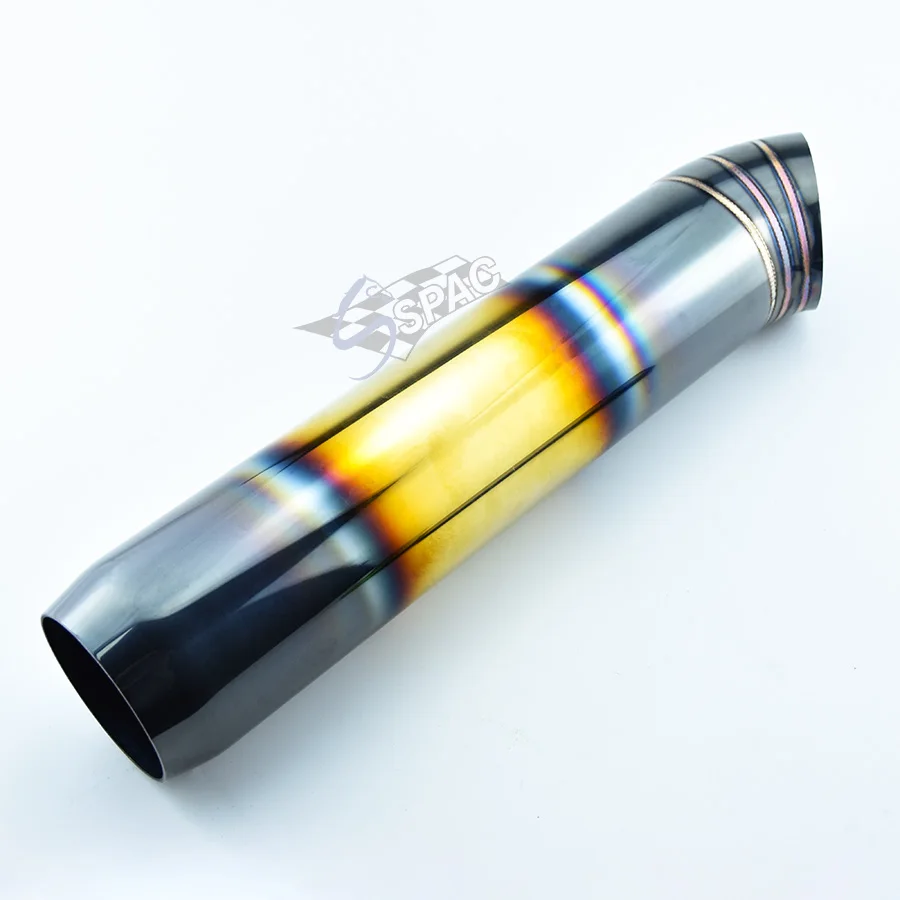 76 мм Универсальный выхлопной наконечник из нержавеющей стали золотого цвета |