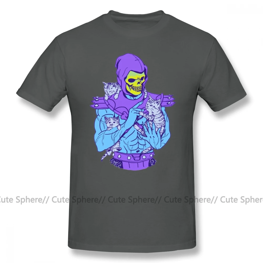He Man, футболка Skeletor, Masters Of The Meowniverse, 100 хлопок, летняя футболка, забавная Мужская футболка с принтом, 4xl
