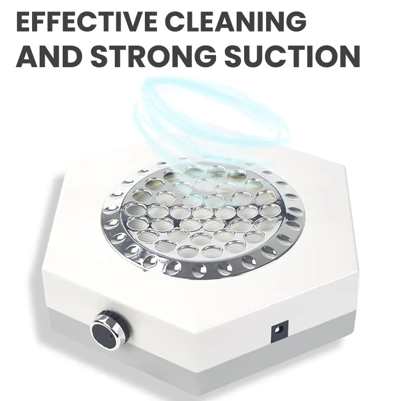 80 Вт Мощный пылесборник для ногтей Вентилятор пылесос маникюрный станок