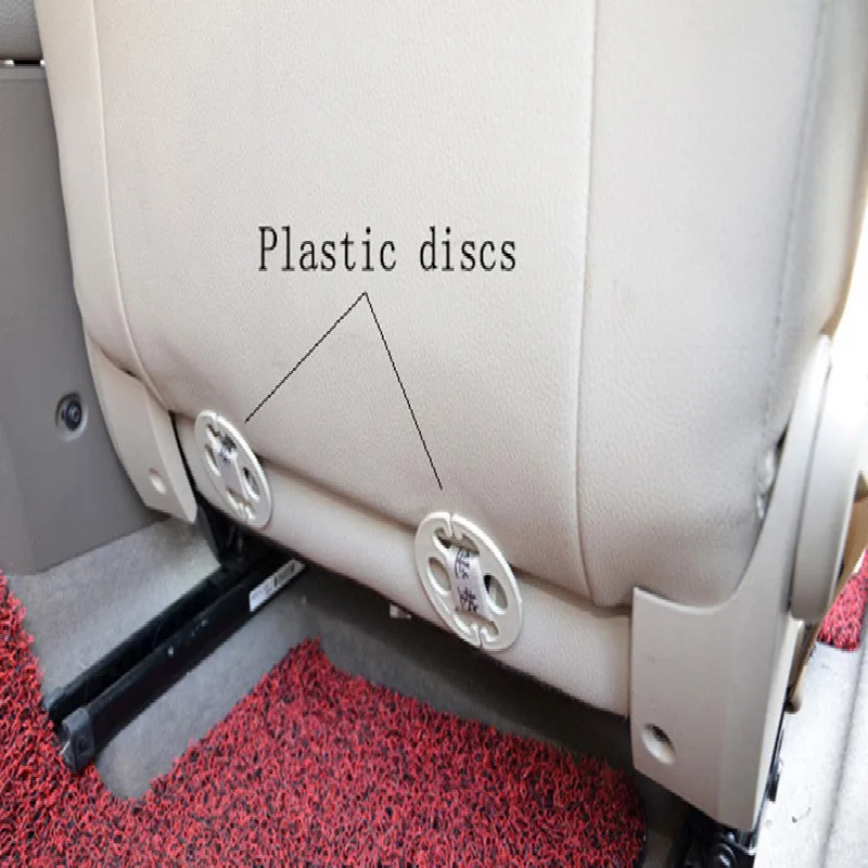 Комплект чехлов на сиденья автомобиля 1 шт. без спинки из искусственной кожи