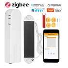 Zigbee управление умными жалюзи двигатель на солнечной батарее Tuya Smart Life моторизованная цепь управление роликом затвор двигатель