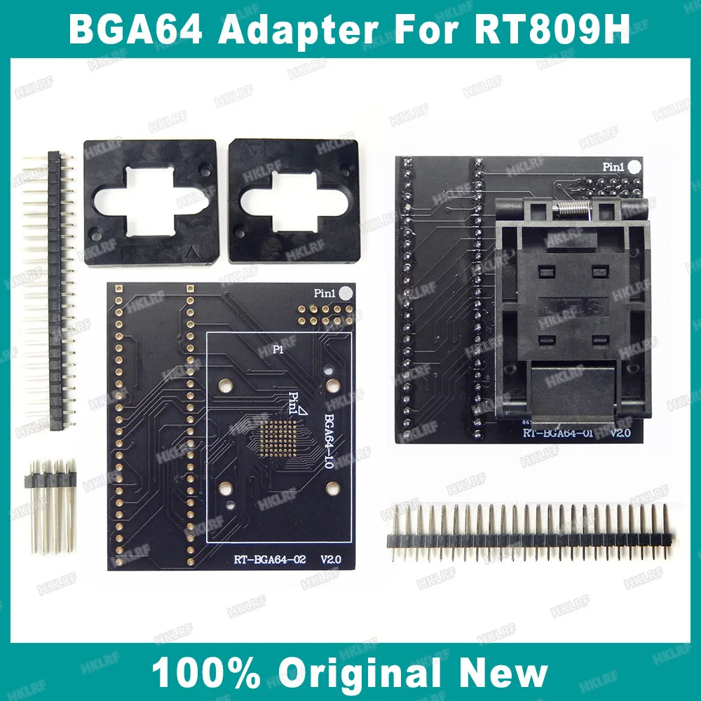 Адаптер V2.0 BGA64 для программатора RT809H гнездо RT-BGA64-1 1 0 мм адаптер 11*13 | Электронные