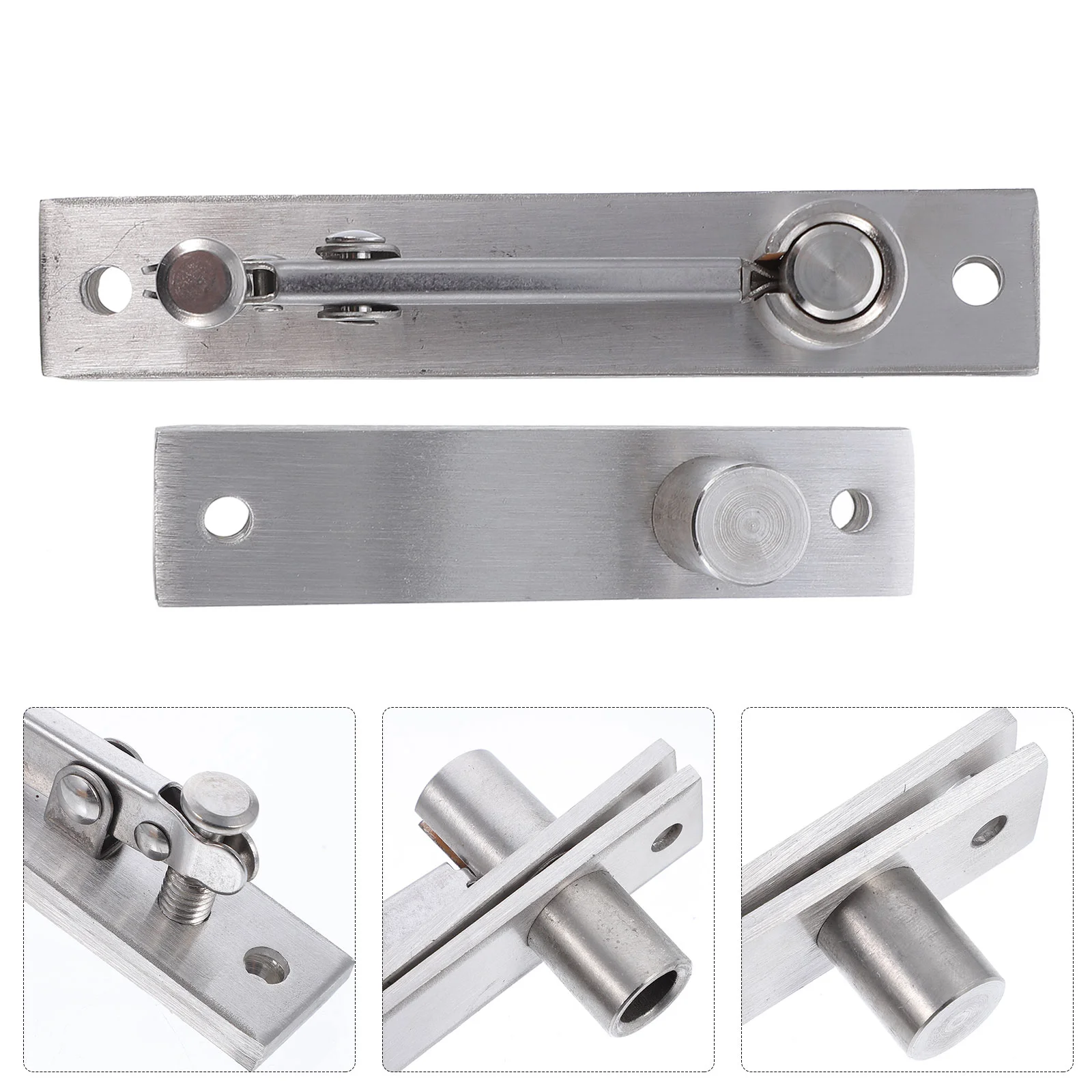

4pcs Door Pivot Hinges Heavy Duty Hinges 360 Degree Shaft for Wood Doors