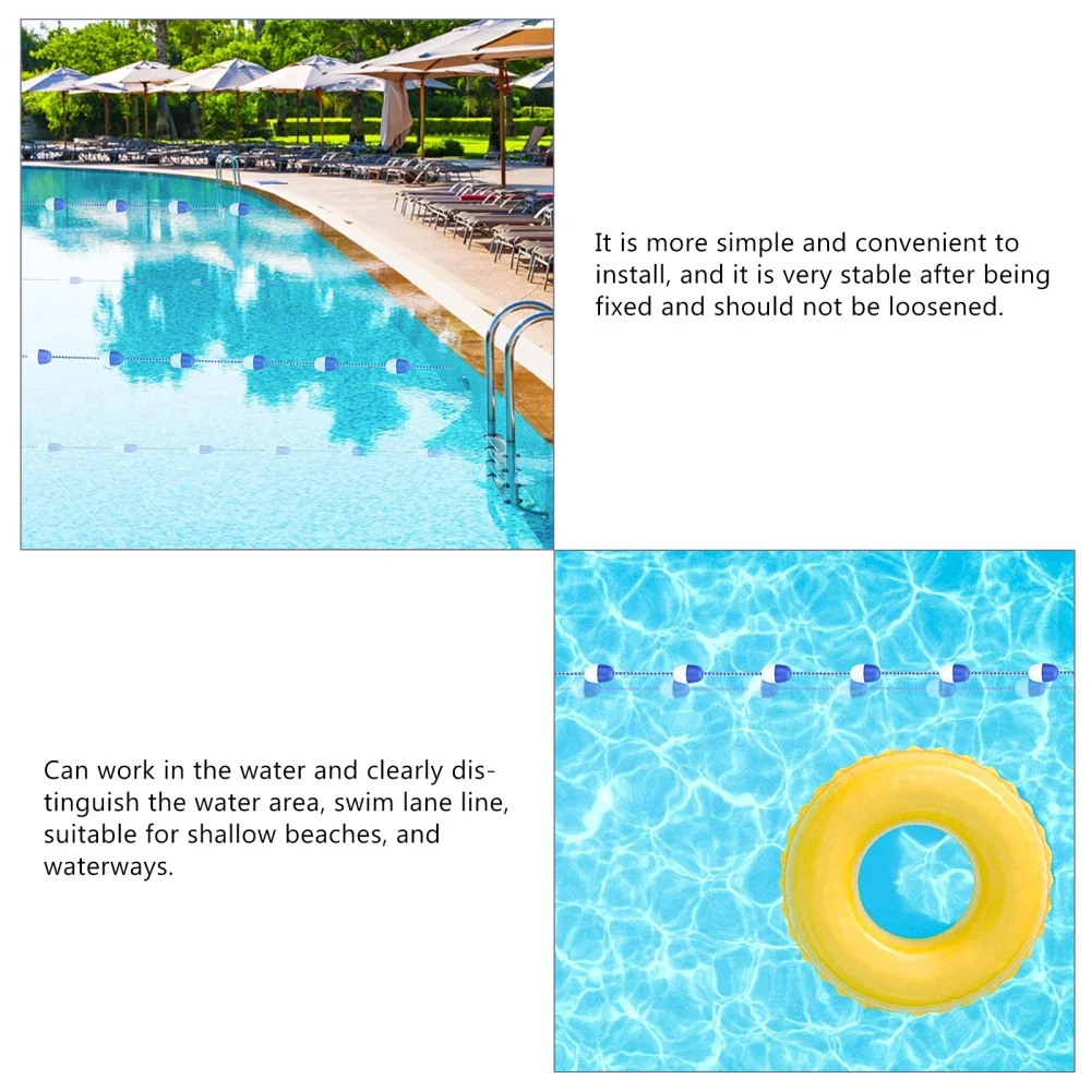 

1PC Swimming Pool Safety Rope Line Dividing Area Floating Line Accessory
