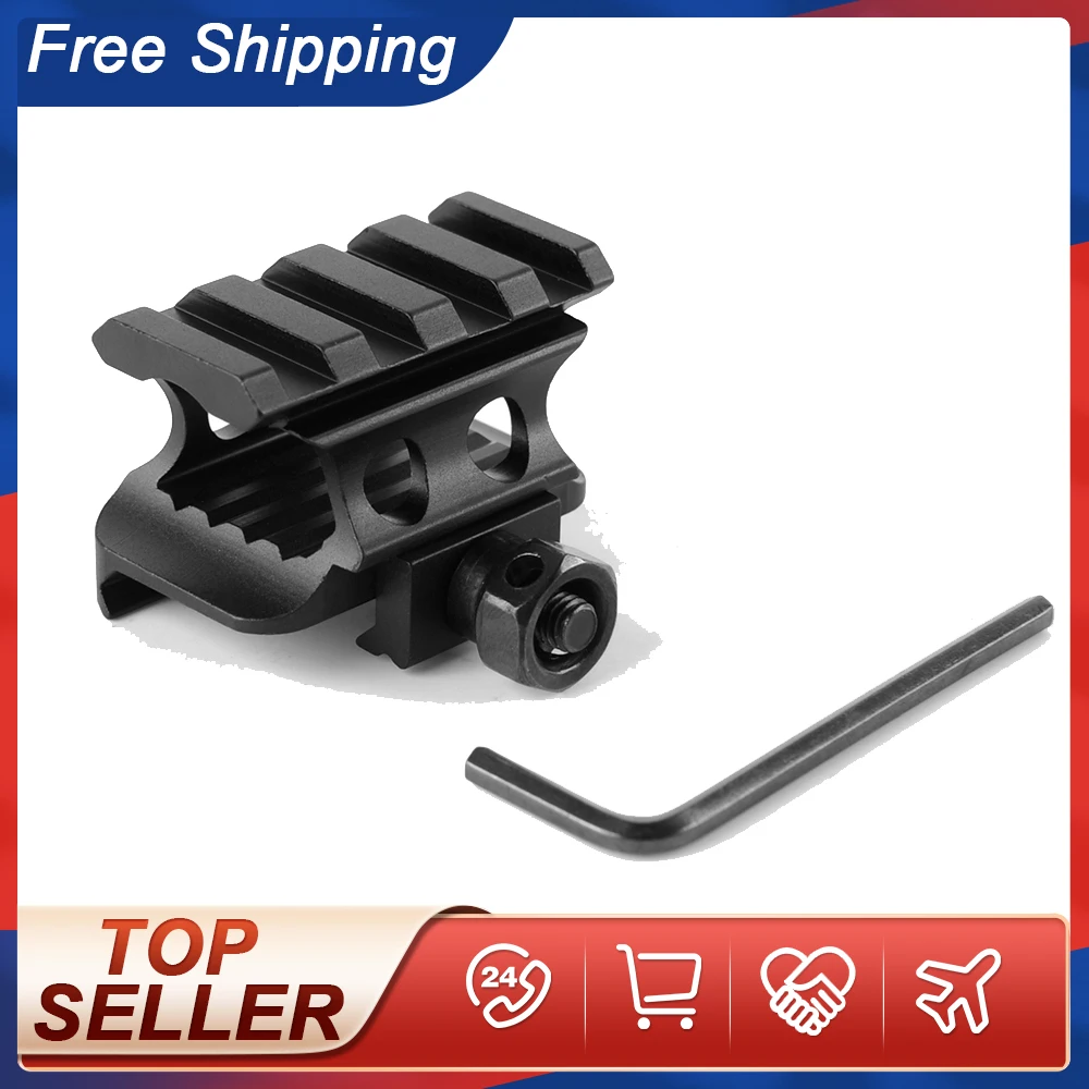 20 мм планка Вивера Пикатинни с 4 слотами увеличивающий кронштейн подставка