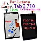 ЖК-дисплей 7 дюймов для Lenovo Tab 3 710, сенсорный экран с цифровым преобразователем в сборе для TB3-710l TB3-710L TB3-710F, Замена ЖК-дисплея