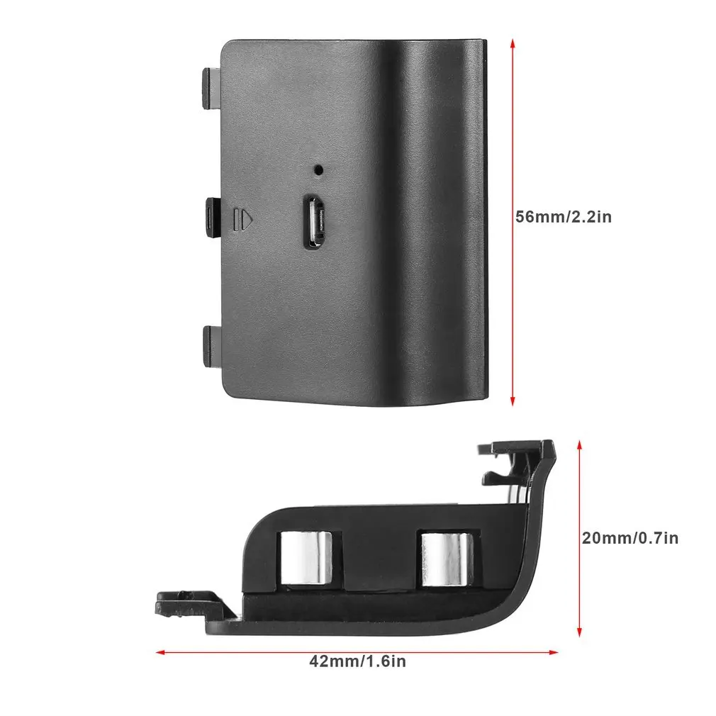 

For Xbox One Gamepad 2400mAh Rechargeable Battery With USB Cable For Xbox One Wireless Controller Joystick Power Supply 1 or 2