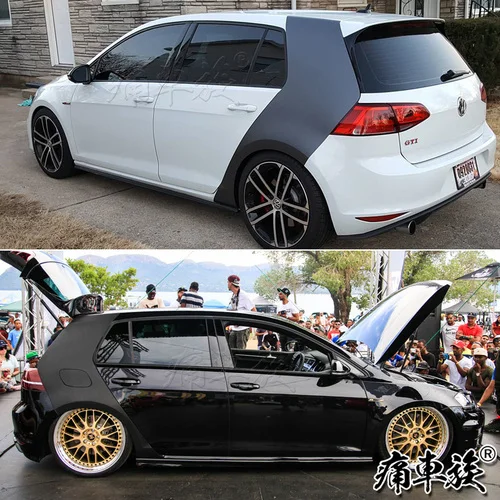 B Car stickers For Volkswagen Golf 7 Sticker Lahua Golf 7 Appearance Decoration Modified Body Car Sticker - Color Name: B