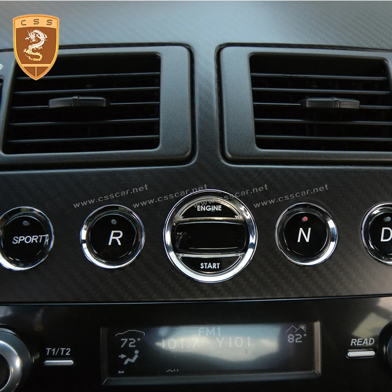 2 шт. Aston Martin V8 с классными клепками в виде Кондиционер Vent крышка сухой углеродное