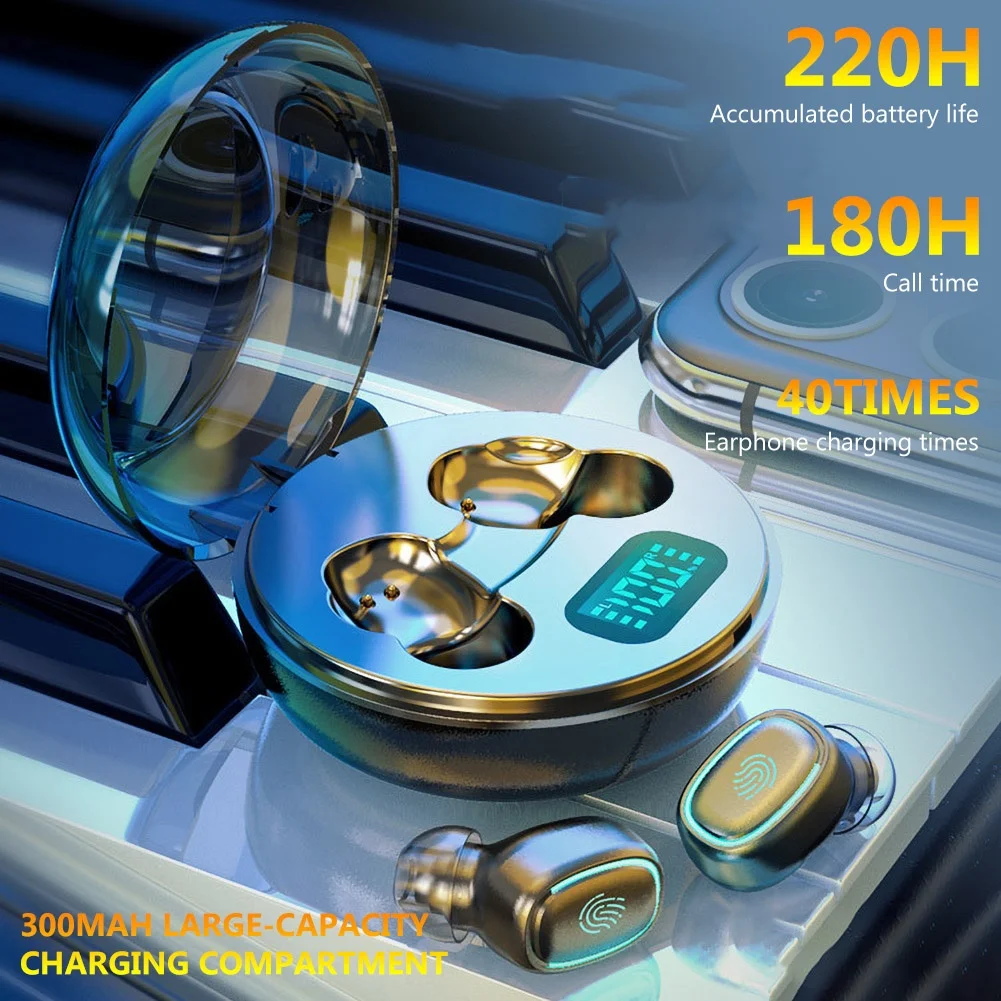 Новинка 2021 Беспроводная Bluetooth-гарнитура A10 Hifi Tws беспроводной цифровой дисплей