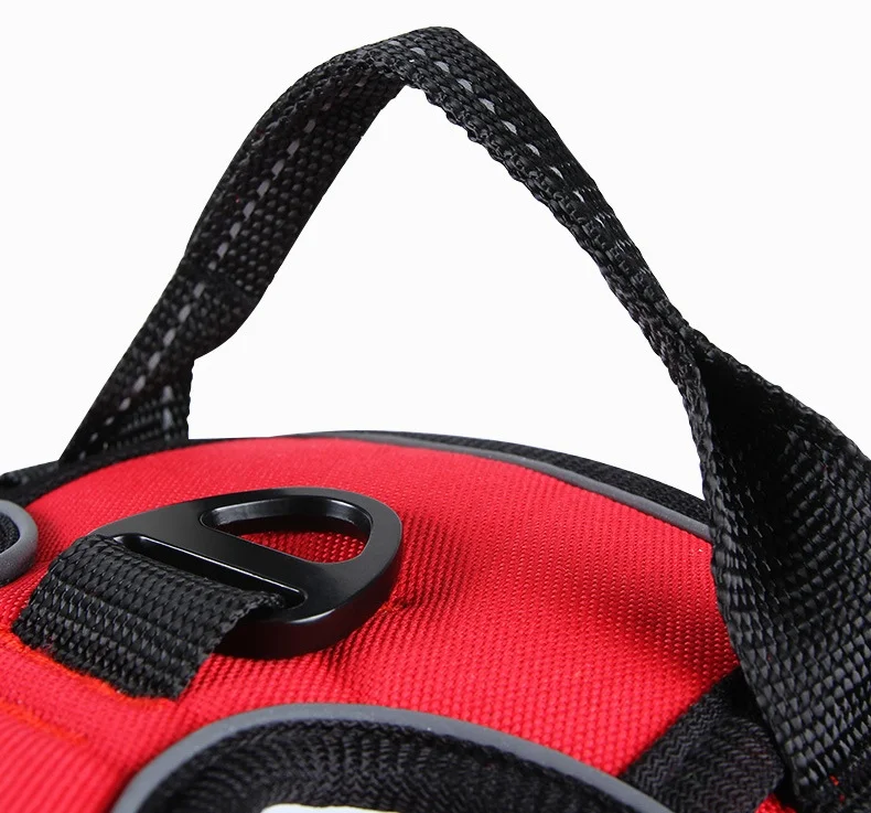 

Strong Dog Harness Collar For Dogs Pets Accessories Pit Bull Dog Nylon Reflective Adjustable Outdoor Protective Harness XS-XL