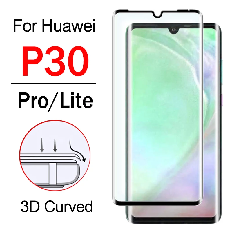 

P30 Light Protective Glass On For Huawei P 30 Pro Lite Screen Protector Hwawei 30P Lights P30Pro Armor 9D Tempered Glas 9H Film