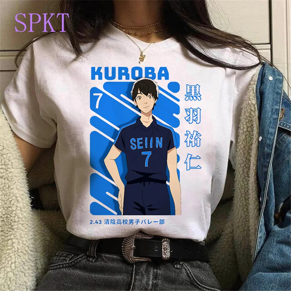 

Seiin High School Boys Volleyball Team anime t shirt women Harajuku kawaii Tees gothic punk oversized tops women/men's T-Shirts