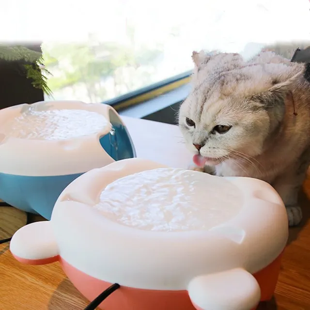 Cat Automatic Feeders Water Fountain Feeders for Cat Dog Electric Filter Cycle Watering Bowl Pet Cats Dog Clean Drinking Feeder