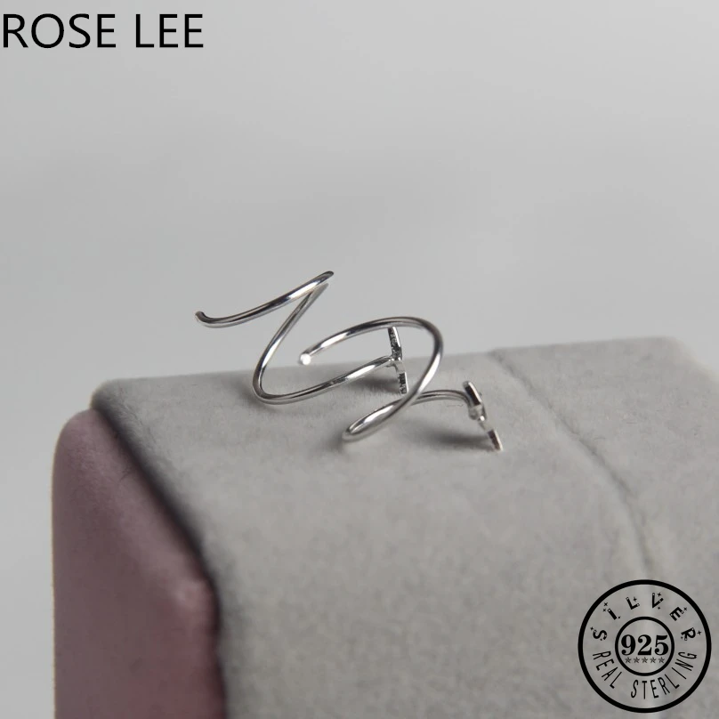 Маленькие серьги-клипсы со звездой из серебра 925 пробы маленькие двойные серьги