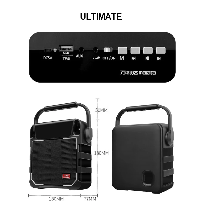 Bluetooth динамик портативный беспроводной FM громкоговоритель TF 120 Вт|Портативные