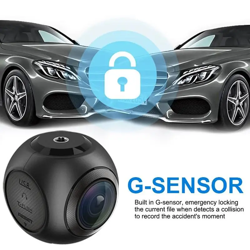 

Wifi Car Dash Cam Creative Eyeball 1080P HD DVR Camera Video Recorder 170 Degree Viewing Angle Auto Camera Registrar Camcorder