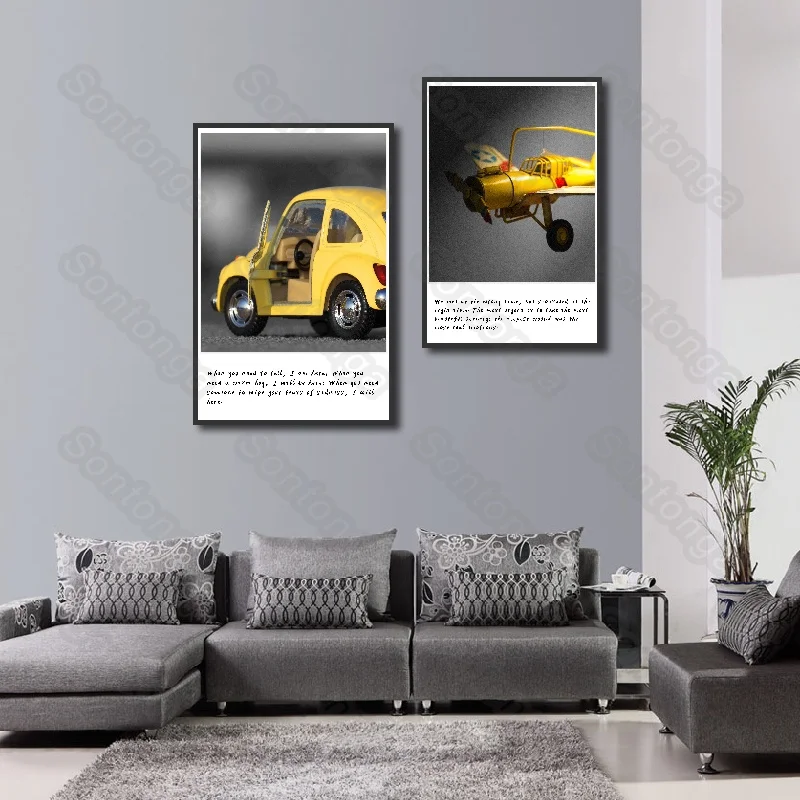 

Mural Car Art Painting Modern Home Decoration Canvas Painting Art Poster Nordic Printing