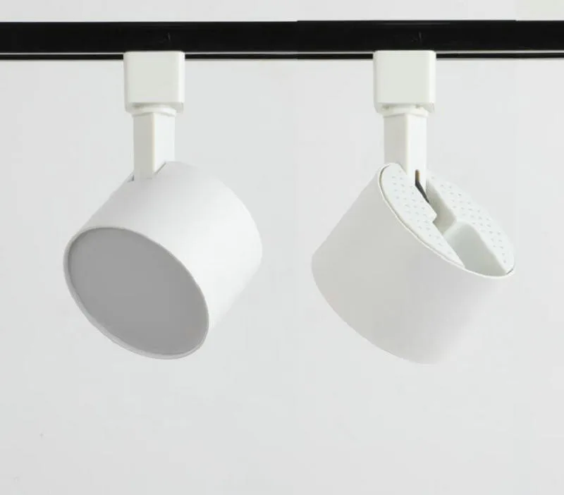 Трековый светильник 2 провода 1 фаза 12 Вт 15 20 направляющие точечные светильники